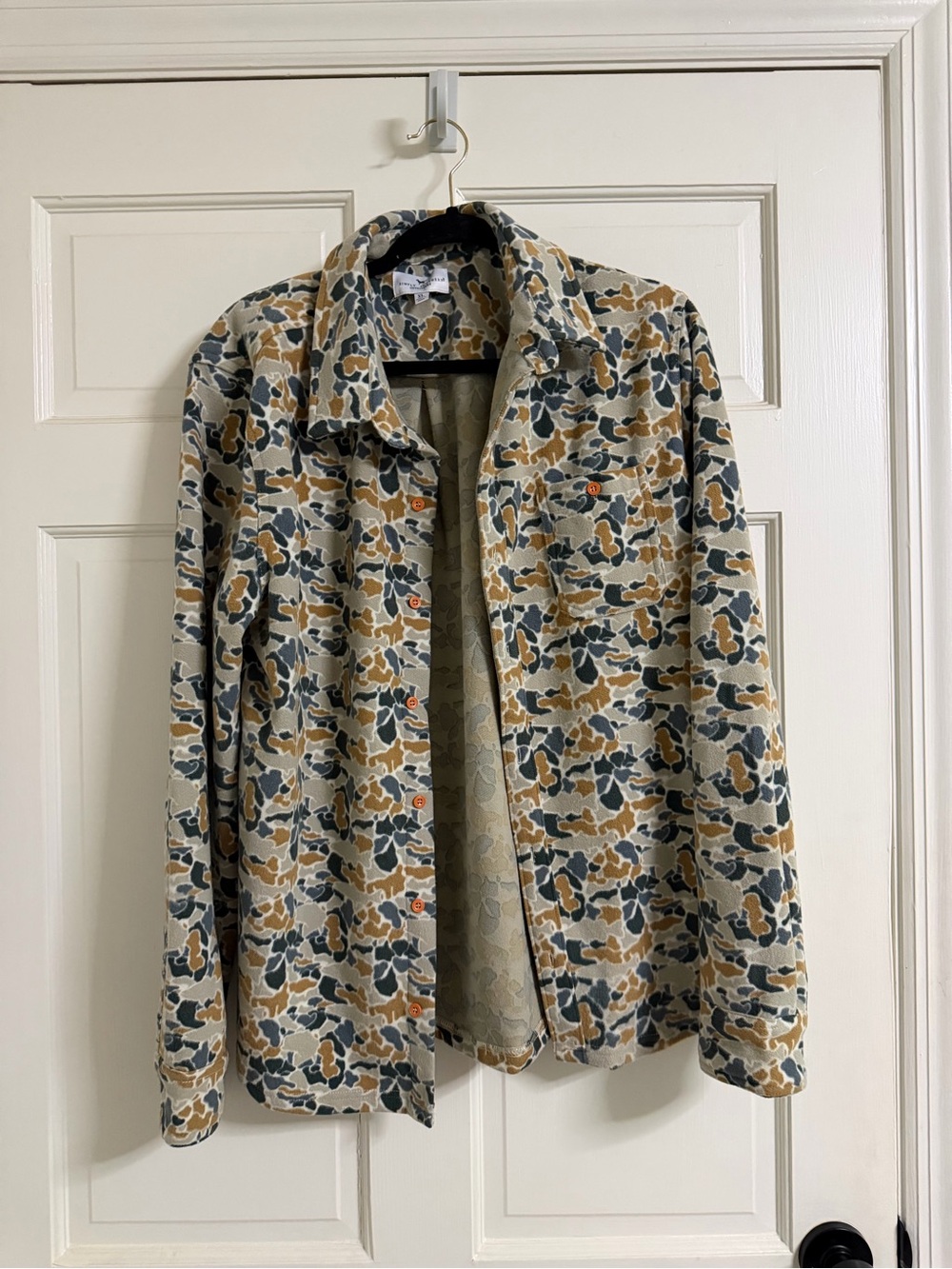 Simply Southern camo Shacket in size xl